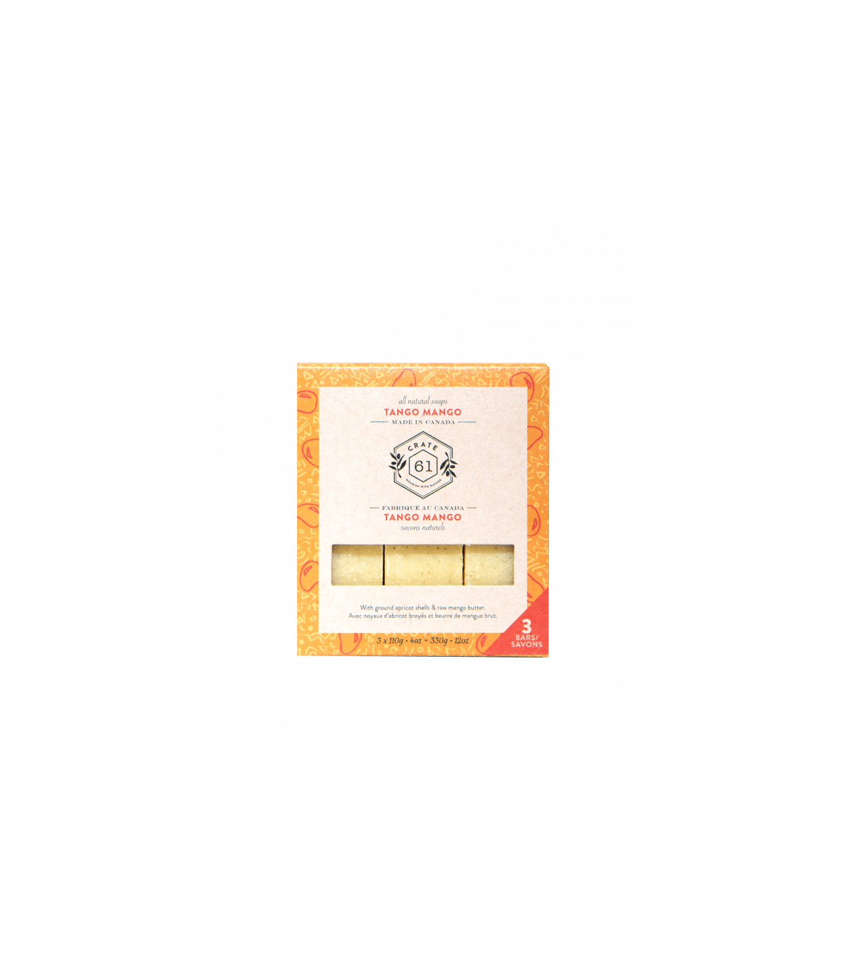Crate 61 Organic Tango Mango Soap 3 Pack | Unbeatable Prices, Daily Deals | VITASHOP