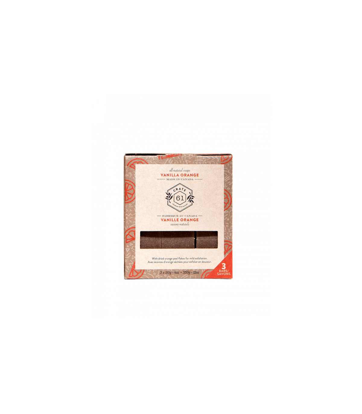 Crate 61 Organic Vanilla Orange Soap 3 Pack | Unbeatable Prices, Daily Deals | VITASHOP