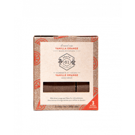 Crate 61 Organic Vanilla Orange Soap 3 Pack | Unbeatable Prices, Daily Deals | VITASHOP
