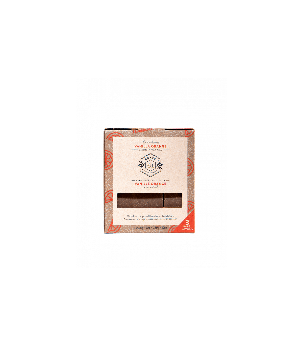 Crate 61 Organic Vanilla Orange Soap 3 Pack | Unbeatable Prices, Daily Deals | VITASHOP