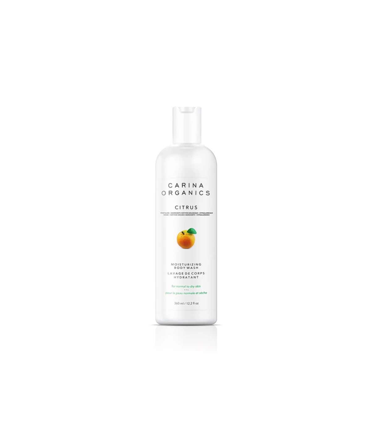 Carina Organics Citrus Body Wash 360 ml | Unbeatable Prices, Daily Deals | VITASHOP