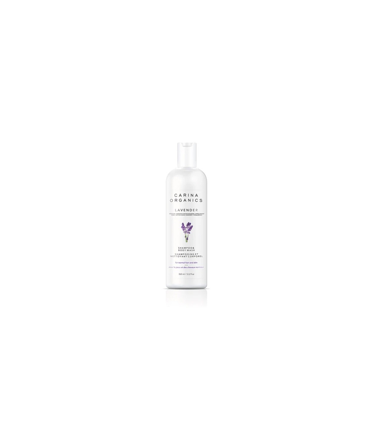 Carina Organics Lavender Shampoo & Body Wash 360 ml | Unbeatable Prices, Daily Deals | VITASHOP