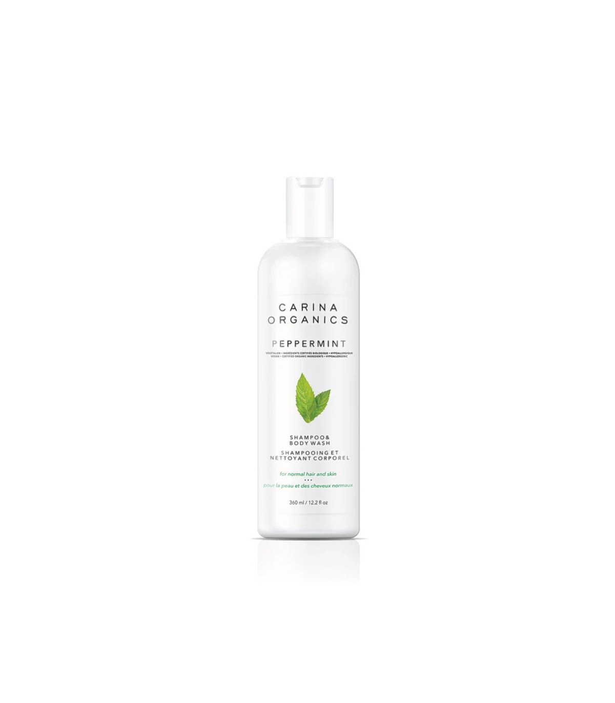 Carina Organics Peppermint Shampoo & Body Wash 360 ml | Unbeatable Prices, Daily Deals | VITASHOP