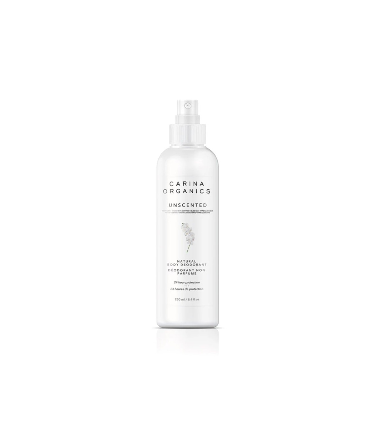 Carina Organics Unscented Deodorant 250 ml | Unbeatable Prices, Daily Deals | VITASHOP