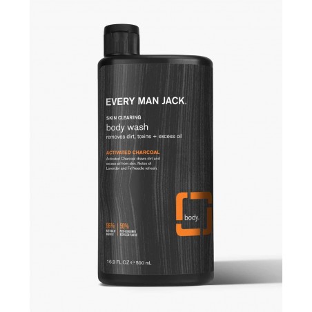 Every Man Jack 에브리 맨 잭 차콜 바디워시 스킨 클리어링 500ml | 매일 업데이트되는 특가 상품 | VITASHOP