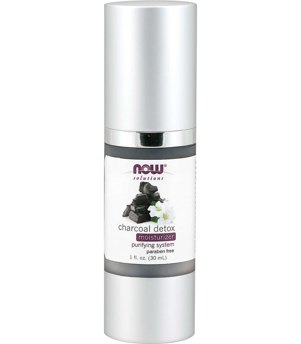 NOW Foods Charcoal Detox Moisturizer, 30 mL | Unbeatable Prices, Daily Deals | VITASHOP