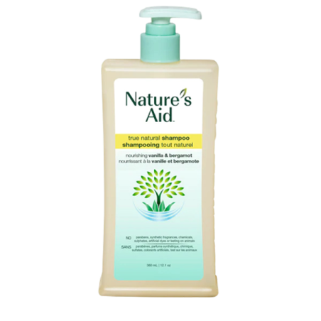Nature's Aid 네이처스 에이드 영양 샴푸 바닐라 & 베르가못 360ml | 매일 업데이트되는 특가 상품 | VITASHOP
