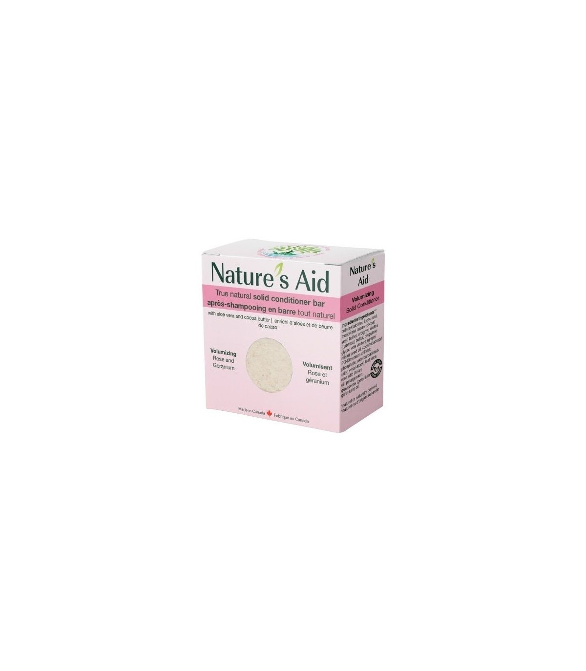Nature's Aid 네이처스 에이드 컨디셔너 바 로즈 & 제라늄 60g | 매일 업데이트되는 특가 상품 | VITASHOP