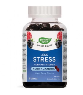 Nature's Way 네이처스 웨이 덜 스트레스 60 Gummies | 매일 업데이트되는 특가 상품 | VITASHOP