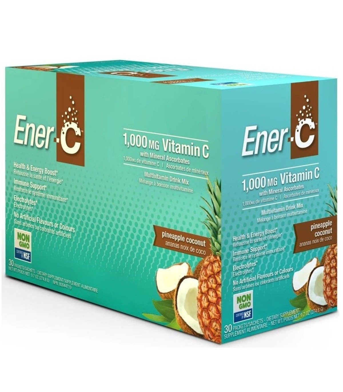 Ener-C Ener-C  Pineapple Coconut 30 x 9 g | Unbeatable Prices, Daily Deals | VITASHOP