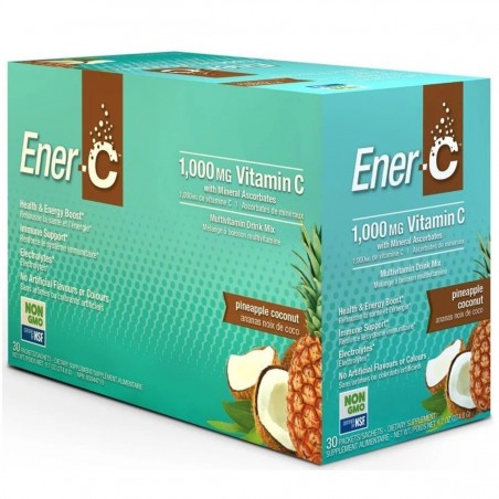 Ener-C Ener-C  Pineapple Coconut 30 x 9 g | Unbeatable Prices, Daily Deals | VITASHOP