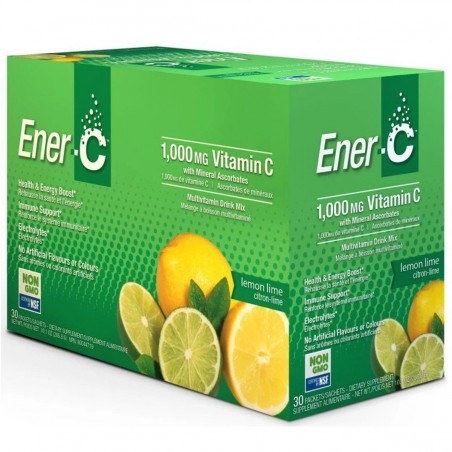 Ener-C Ener-C Lemon Lime 30 x 9 g | 每天不同折扣, 全网最低价格 | 种类齐全的保健品店铺 VITASHOP, 只有你想不到, 没有你买不到 !