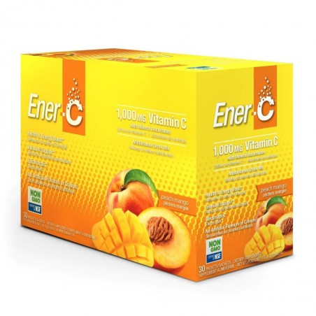 Ener-C Ener-C Peach Mango 30 x 9 g | 每天不同折扣, 全网最低价格 | 种类齐全的保健品店铺 VITASHOP, 只有你想不到, 没有你买不到 !