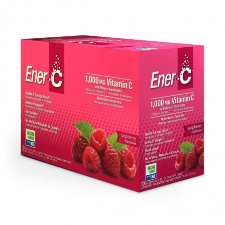 Ener-C 에너 씨 Ener-C 라즈베리 30 x 9g | 매일 업데이트되는 특가 상품 | VITASHOP