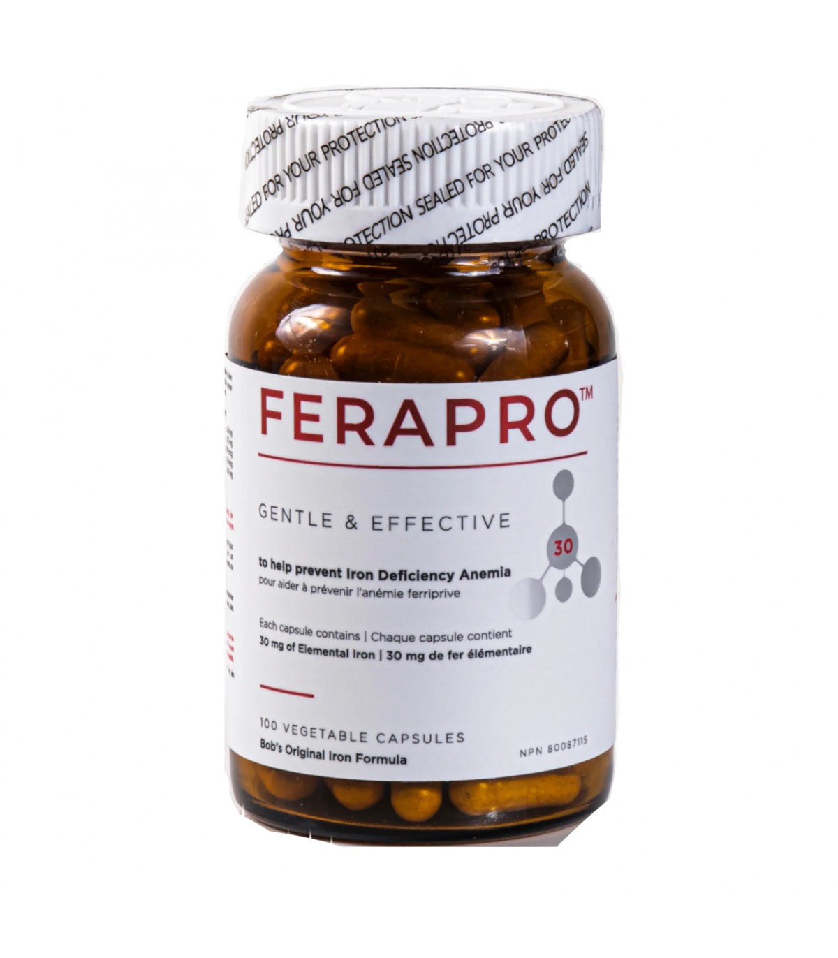 FeraPro 30 Iron Formula 100 Veg Caps | Vitashop