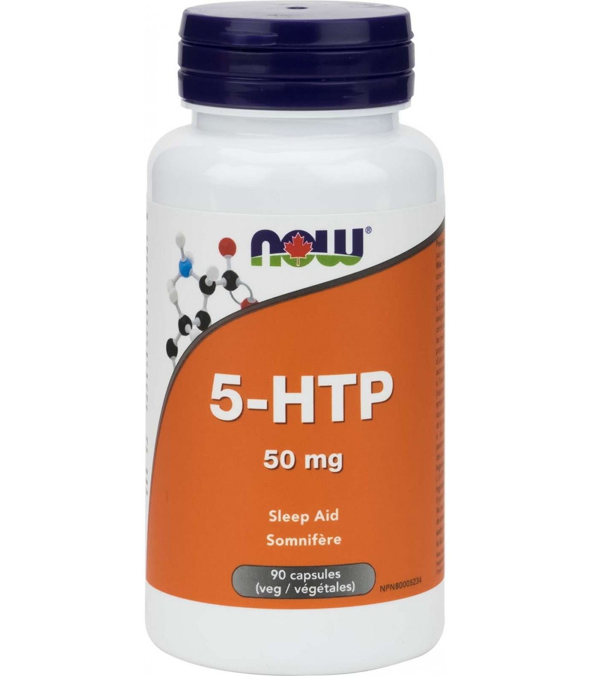 NOW Foods 5-HTP 50 mg, 90 Capsules | Unbeatable Prices, Daily Deals | VITASHOP