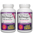 [2 for Deal] RxOmega-3 - Extra Strength 600 mg, 150 gélules Enteripure | Safest & Easiest Shopping Vitamins Online | VITASHOP