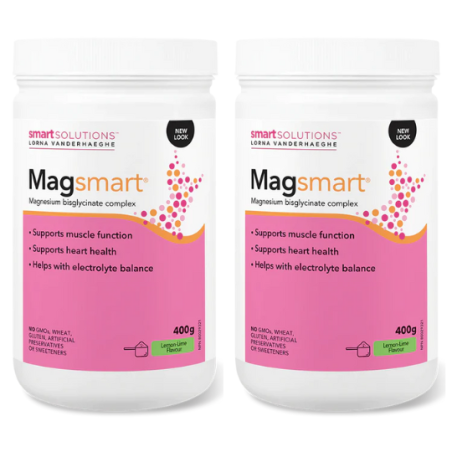[2 for Deal] MAGsmart Powder Lemon Lime 400 g | Safest & Easiest Shopping Vitamins Online | VITASHOP