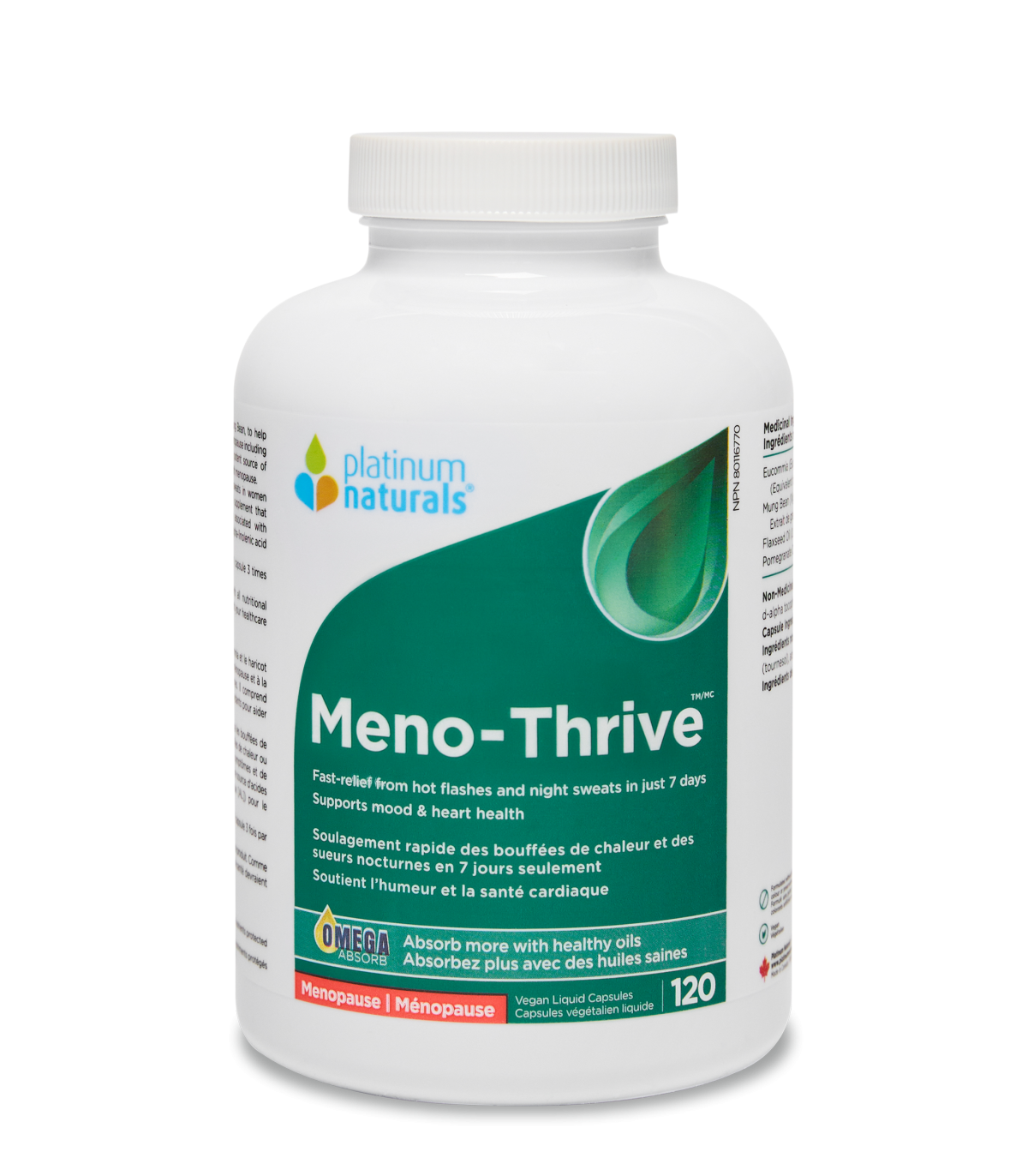 Platinum Naturals 플래티넘 내추럴스 Meno-Thrive 120 캡슐 | 매일 업데이트되는 특가 상품 | VITASHOP