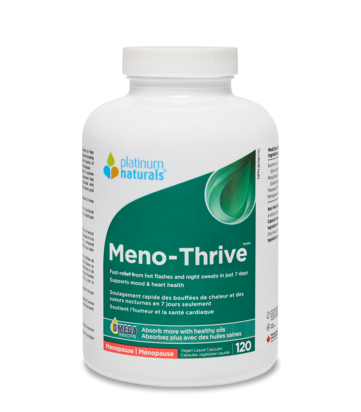 Platinum Naturals 플래티넘 내추럴스 Meno-Thrive 120 캡슐 | 매일 업데이트되는 특가 상품 | VITASHOP