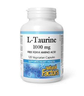 L-Taurine 1000 mg 120 Vegetarian Capsules