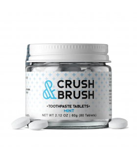Nelson Naturals Toothpaste Tablets Crush & Brush Mint 60g | Unbeatable Prices, Daily Deals | VITASHOP