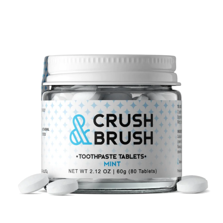 Nelson Naturals Toothpaste Tablets Crush & Brush Mint 60g | Unbeatable Prices, Daily Deals | VITASHOP