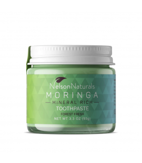 Nelson Naturals Dentifrice riche en minéraux au moringa - Fraîcheur forestière | Prix imbattables, offres quotidiennes | VITASHO