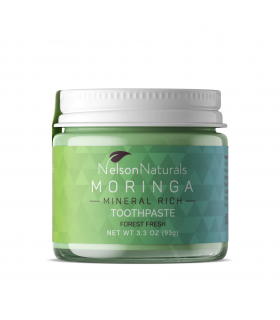 Nelson Naturals Dentifrice riche en minéraux au moringa - Fraîcheur forestière | Prix imbattables, offres quotidiennes | VITASHO