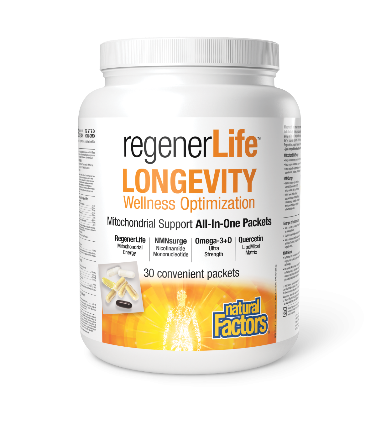 RegenerLife Longevity Wellness Optimization 30 Packets