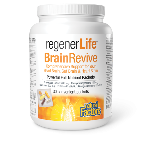 Natural Factors RegenerLife Brain Revive 30 Packets | 每天不同折扣, 全网最低价格 | 种类齐全的保健品店铺 VITASHOP, 只有你想不到, 没有你买不到 !