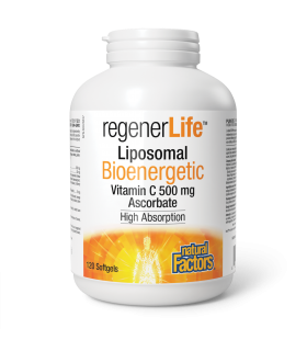 RegenerLife Liposomal Bioenergetic Vitamin C 500 mg 120 Softgels