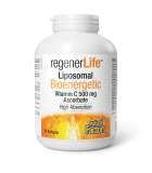 Natural Factors RegenerLife Liposomal Bioenergetic Vitamin C 500 mg 120 Softgels | Unbeatable Prices, Daily Deals | VITASHOP