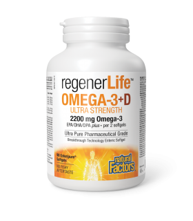 Natural Factors 내추럴 팩터스 ReenerLife Omega-3+D 초강력 2200 mg / 1000 IU 90 엔터티퓨어 소프트젤 | 매일 업데이트되는 특가 상품 | VITASHOP