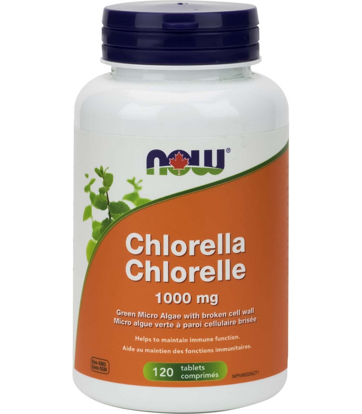 NOW Foods Chlorella 1000 mg Broken Cell Wall, 120 Tablets | 每天不同折扣, 全网最低价格 | 种类齐全的保健品店铺 VITASHOP, 只有你想不到, 没有你买不到 !
