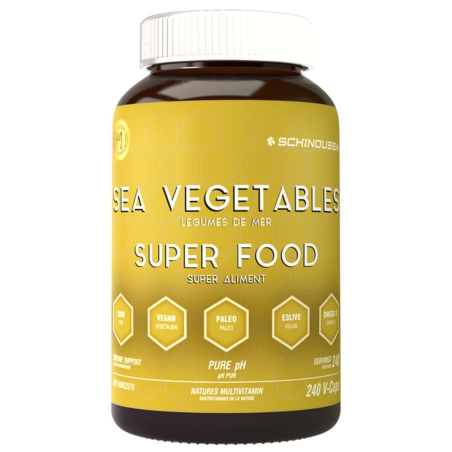Schinoussa Sea Vegetables Pure Gold 240 Vegi Capsules | Safest & Easiest Shopping Vitamins Online | VITASHOP