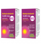Natural Factors [2 for Deal] 내추럴 팩터스 B12 Methylcobalamin 10000 mcg 체리 맛, 설하정 30정 | 매일 업데이트되는 특가 상품 | VITASHOP