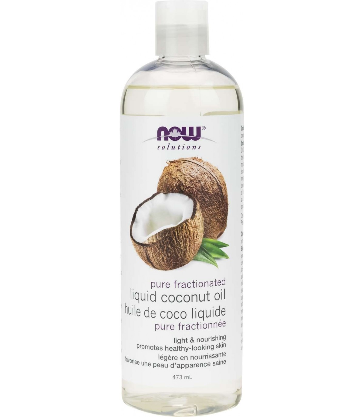 Huile de coco liquide, fractionnée pure, 473 mL | Safest & Easiest Shopping Vitamins Online | VITASHOP