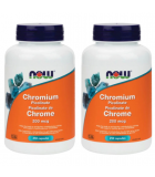 NOW Foods [2 for Deal] Chromium Picolinate 200 mcg, 250 Capsules | Unbeatable Prices, Daily Deals | VITASHOP
