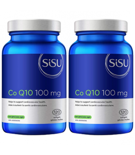 SISU [2 for Deal] Co Q10 100 mg, 120 Soft Gels | Unbeatable Prices, Daily Deals | VITASHOP