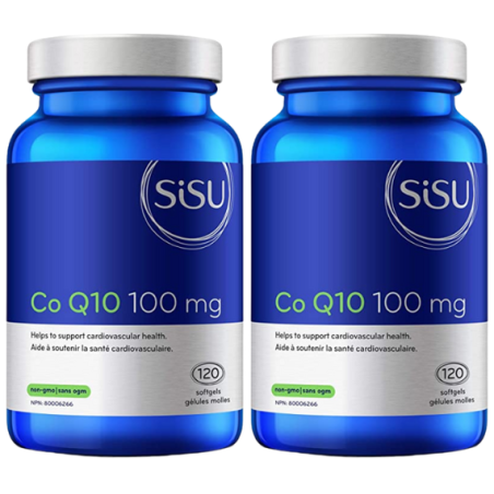 SISU [2 for Deal] Co Q10 100 mg, 120 Soft Gels | Unbeatable Prices, Daily Deals | VITASHOP