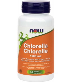 NOW Foods Chlorella 1000 mg Broken Cell Wall, 60 Tablets | Unbeatable Prices, Daily Deals | VITASHOP