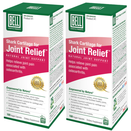 Shark Cartilage for Joint Relief 100 Capsules | Safest & Easiest Shopping Vitamins Online | VITASHOP