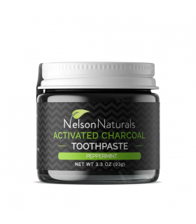 Nelson Naturals Activated Charcoal Peppermint 93g | Unbeatable Prices, Daily Deals | VITASHOP