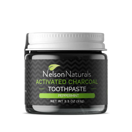 Nelson Naturals Activated Charcoal Peppermint 93g | Unbeatable Prices, Daily Deals | VITASHOP