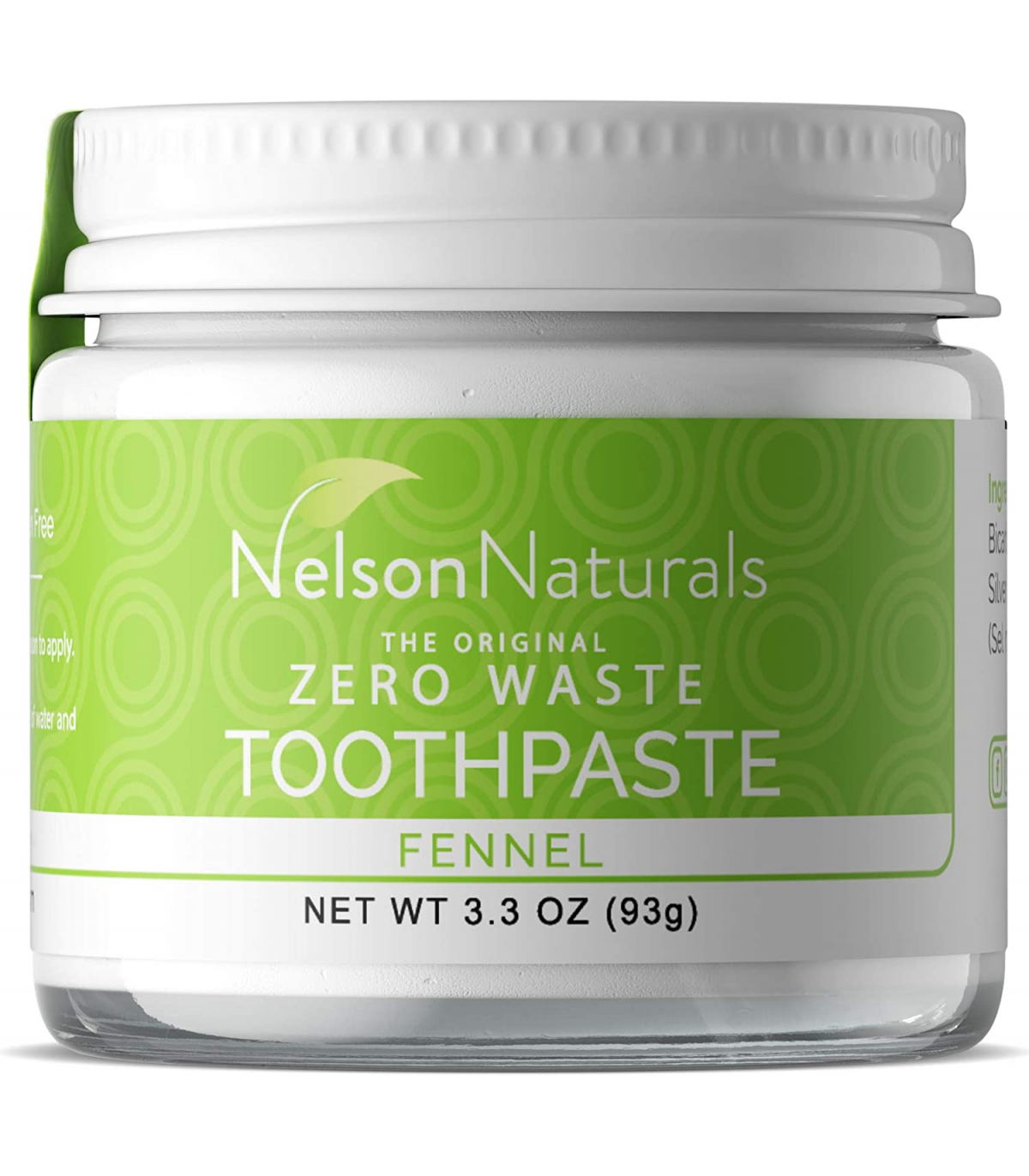 Nelson Naturals Fennel Toothpaste 93g | Unbeatable Prices, Daily Deals | VITASHOP