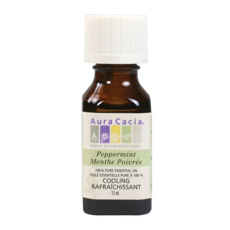 Aura Cacia Peppermint Oil 15 ml | Unbeatable Prices, Daily Deals | VITASHOP