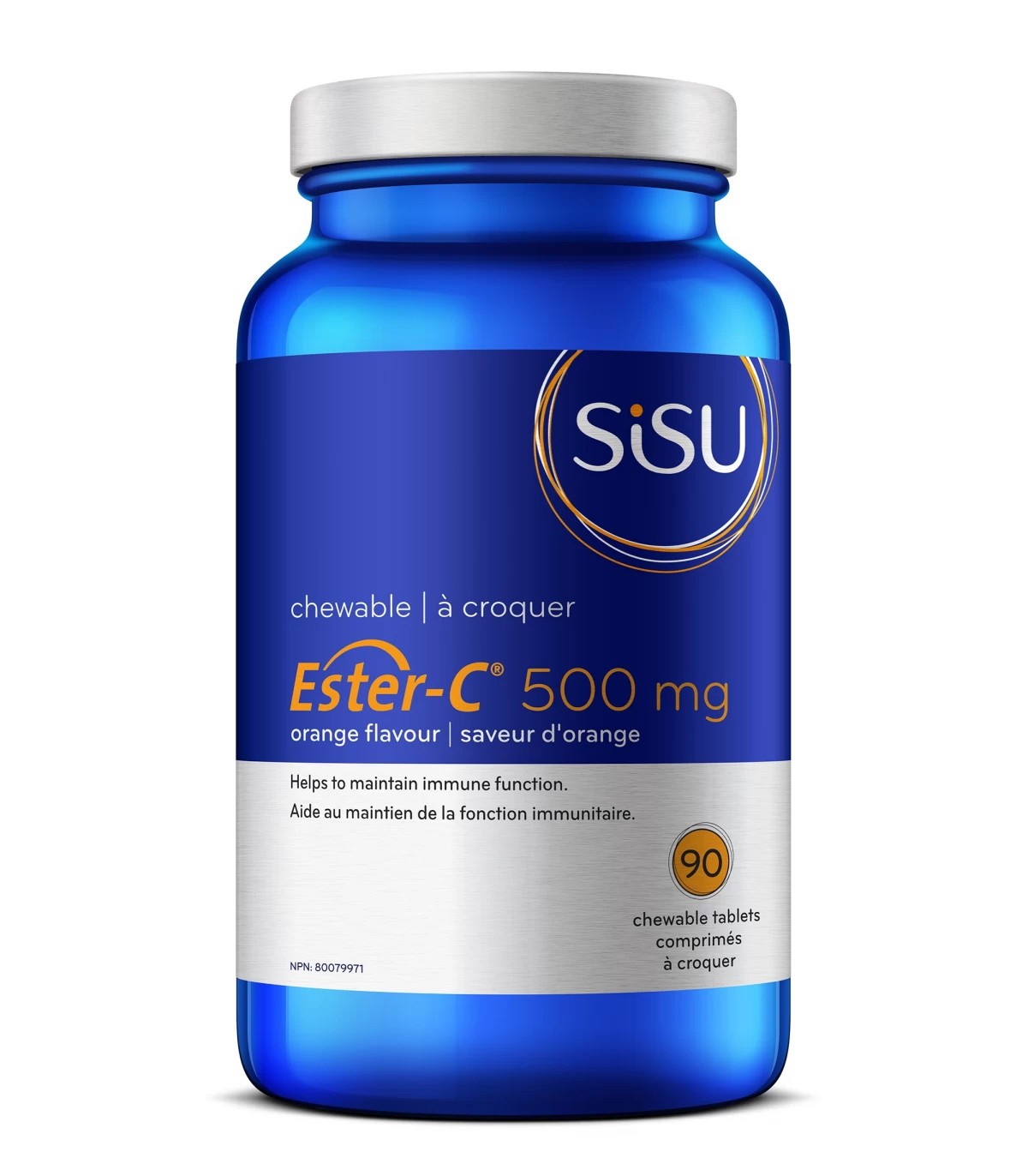 SISU Ester-C 500 mg Orange 90 Chewable Tablets | Unbeatable Prices, Daily Deals | VITASHOP
