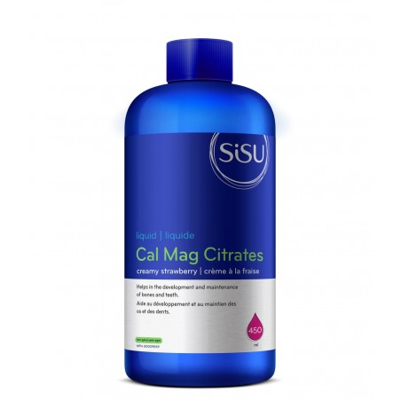 SISU 시수 Cal Mag Citrates Liquid with D3 Strawberry 450mL | 매일 업데이트되는 특가 상품 | VITASHOP