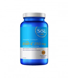 SISU Kids Ester-C 250 mg Orange 120 Chewable Tablets | Unbeatable Prices, Daily Deals | VITASHOP